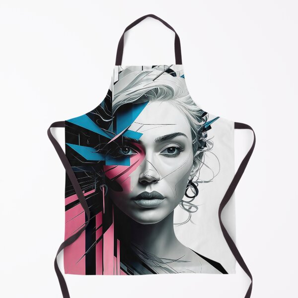 Item preview, Abstract Geometric Woman’s Face designed and sold by ZetaDream.