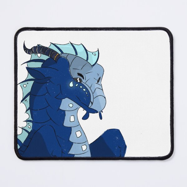 Item preview, Blue angel wings of fire seawing designed and sold by Skylar Green.