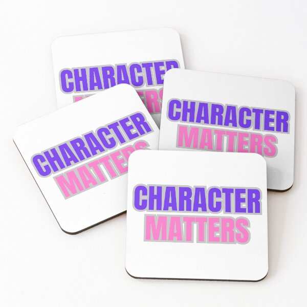 Item preview, Character Matters designed and sold by TShirtCrafters.