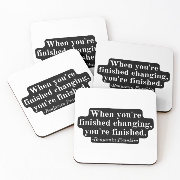 Item preview, Benjamin Franklin Inspirational Phrase designed and sold by SoulQuot.