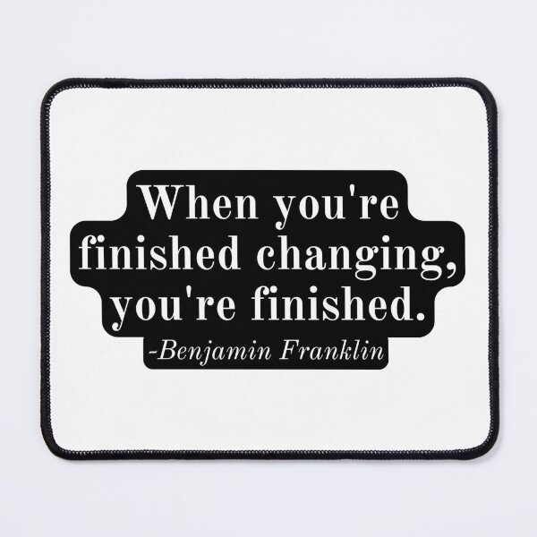 Item preview, Benjamin Franklin Inspirational Phrase designed and sold by SoulQuot.