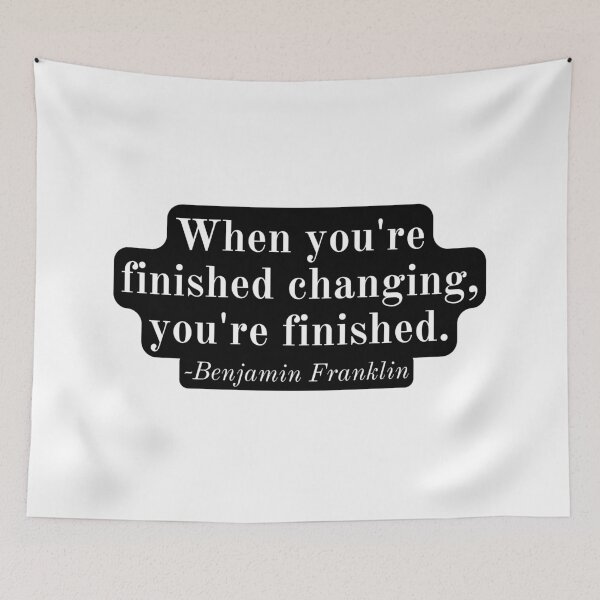 Item preview, Benjamin Franklin Inspirational Phrase designed and sold by SoulQuot.