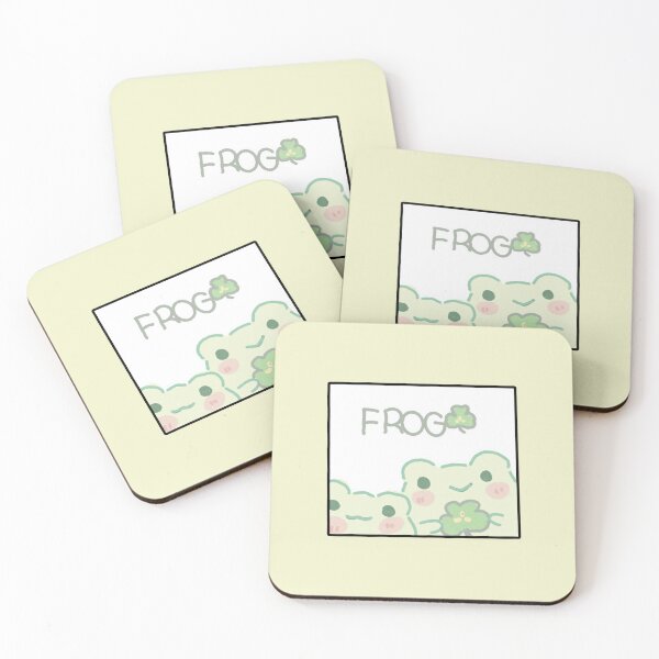 Item preview, Cute Kawaii Frogs frame designed and sold by FunnyFrogHops.