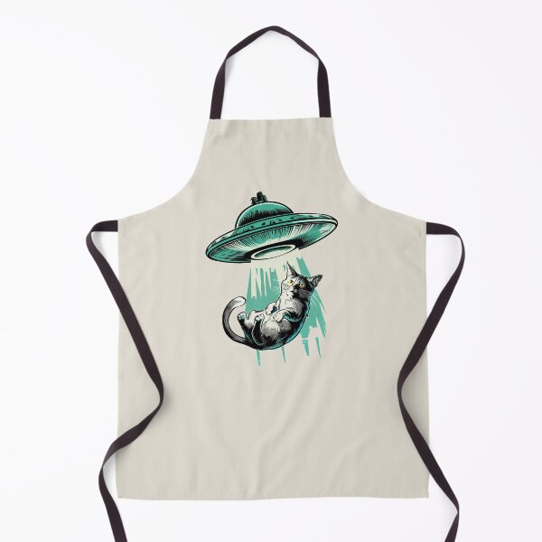 Item preview, Ufo Cat Abducted designed and sold by wowwowmeow.