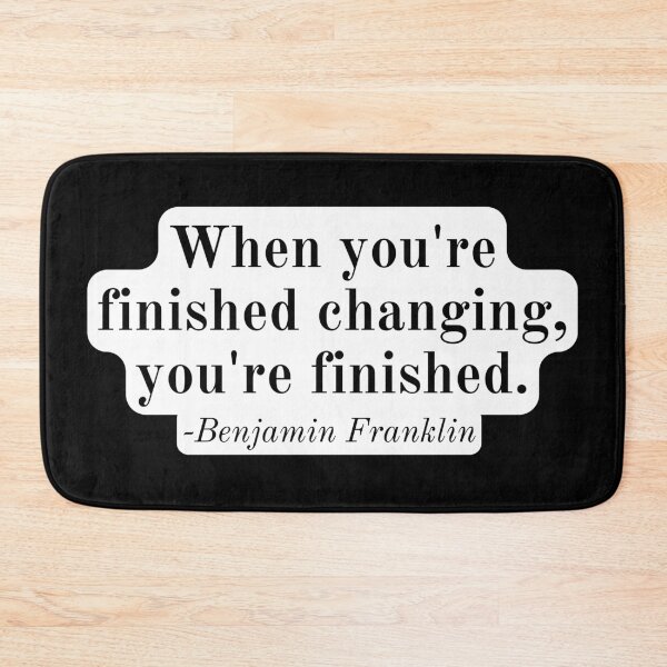 Item preview, Benjamin Franklin Inspirational Phrase designed and sold by SoulQuot.
