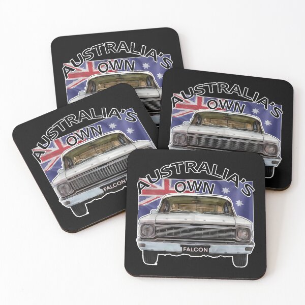 Item preview, Classic XM White Ford Falcon - Australia's Own Vintage Car Art designed and sold by Michael van der Hoorn.