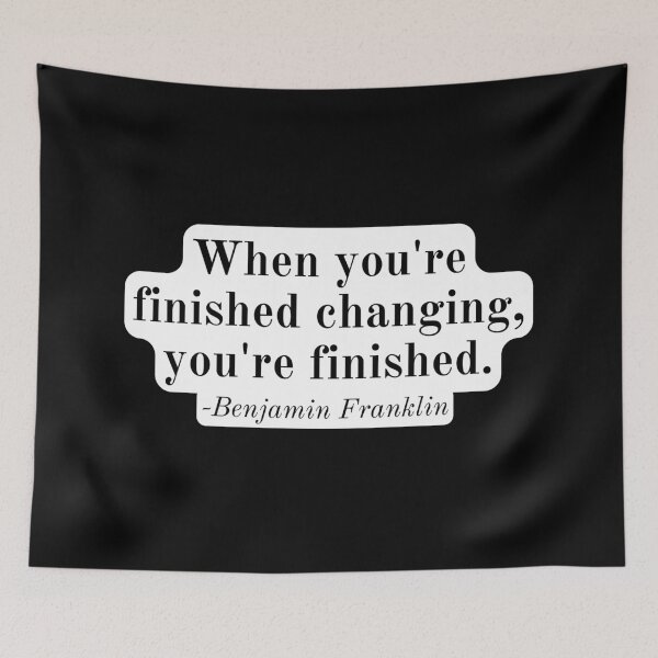 Item preview, Benjamin Franklin Inspirational Phrase designed and sold by SoulQuot.