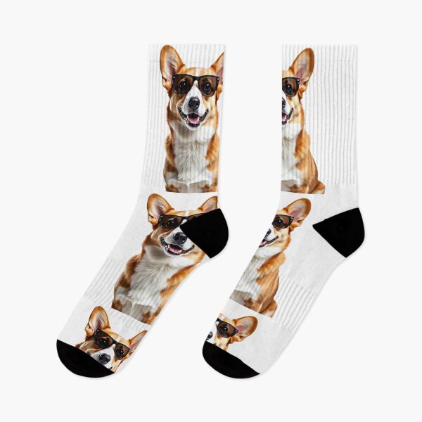 Item preview, Funny cool Corgi wearing sunglasses designed and sold by LazyOwlStore.
