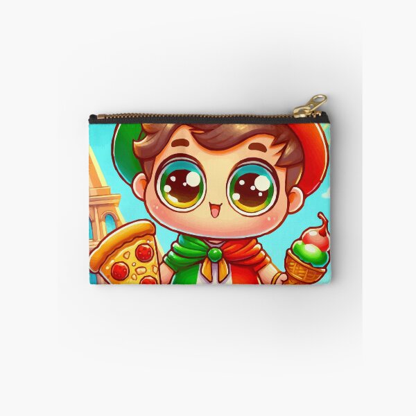 Item preview, Italian Chibi with Pizza and Gelato designed and sold by Gacram.