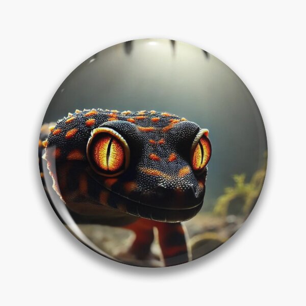 Item preview, Chinese Cave Gecko Hunting at Night - Wildlife Predator Art designed and sold by NocturnalNook.