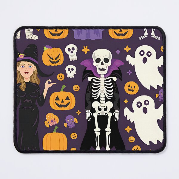 Item preview,   Halloween Phone Case for iPhone 14 Pro Max Anti-Yellowing Clear Soft TPU + Black Camera Frame Protection Anti-Scratch Shockproof Phone Cover with Skull Bat Pumpkin Pattern designed and sold by ArteeInnovation.