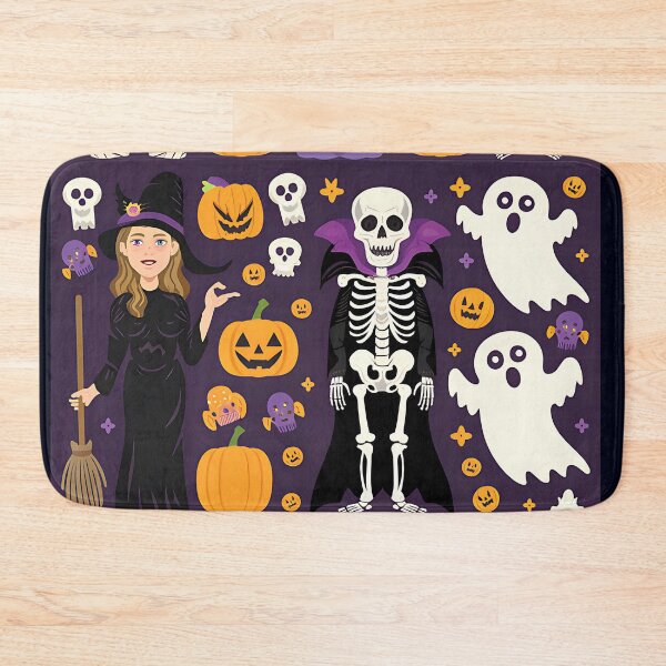Item preview, Halloween Phone Case for iPhone 14 Pro Max Anti-Yellowing Clear Soft TPU + Black Camera Frame Protection Anti-Scratch Shockproof Phone Cover with Skull Bat Pumpkin Pattern designed and sold by ArteeInnovation.