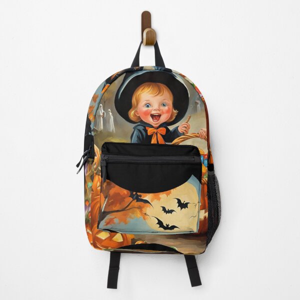 Item preview, Cute Witches and Giant Pumpkin Lantern - Halloween Candy Fun designed and sold by Diclebaybas.