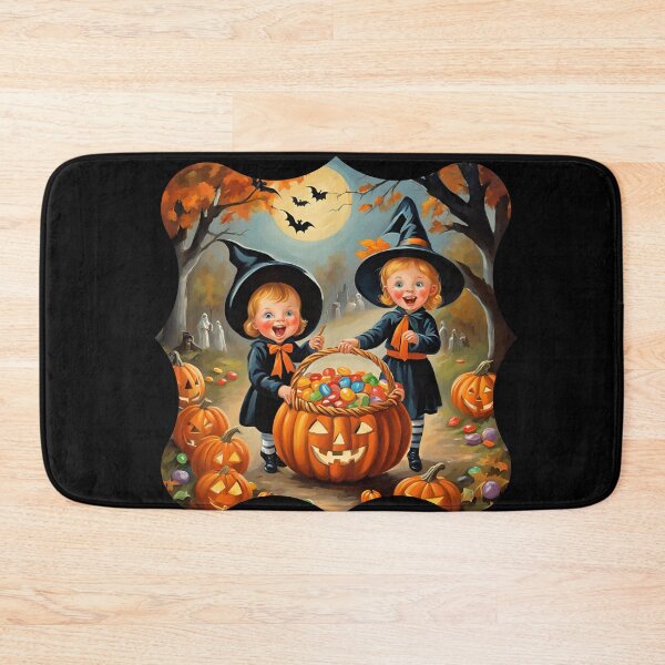 Item preview,  Cute Witches and Giant Pumpkin Lantern - Halloween Candy Fun designed and sold by Diclebaybas.