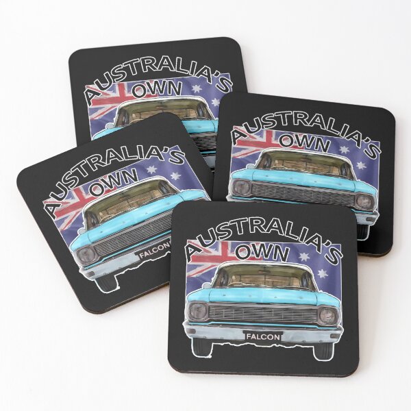 Item preview, Classic XM Blue Ford Falcon - Australia's Own Vintage Car Art designed and sold by Michael van der Hoorn.