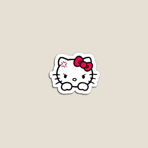 Item preview, Angry Hello Kitty  designed and sold by Sofia Escalante.
