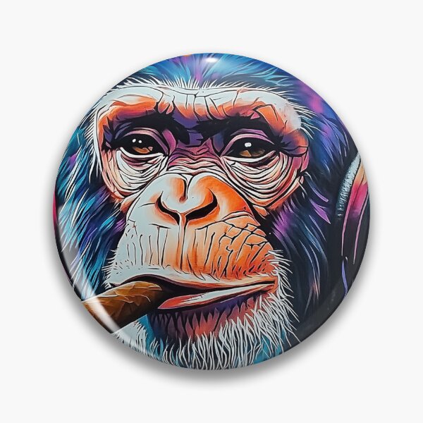 Item preview, Cigar Smoking Monkey Graffiti Style designed and sold by Rockwpapart.