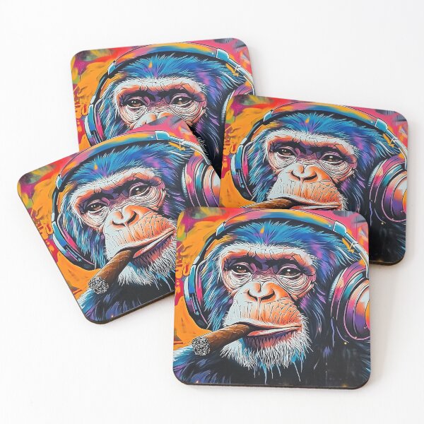 Item preview, Cigar Smoking Monkey Graffiti Style designed and sold by Rockwpapart.