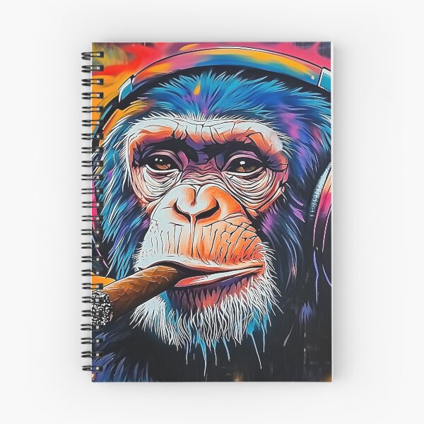 Item preview, Cigar Smoking Monkey Graffiti Style designed and sold by Rockwpapart.