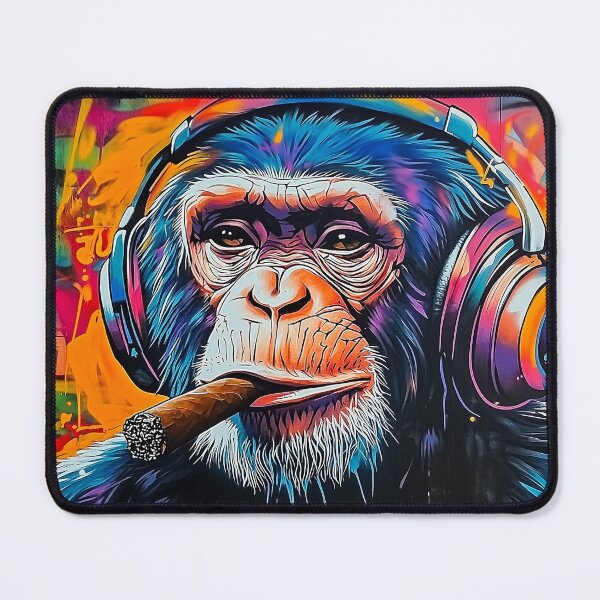 Item preview, Cigar Smoking Monkey Graffiti Style designed and sold by Rockwpapart.