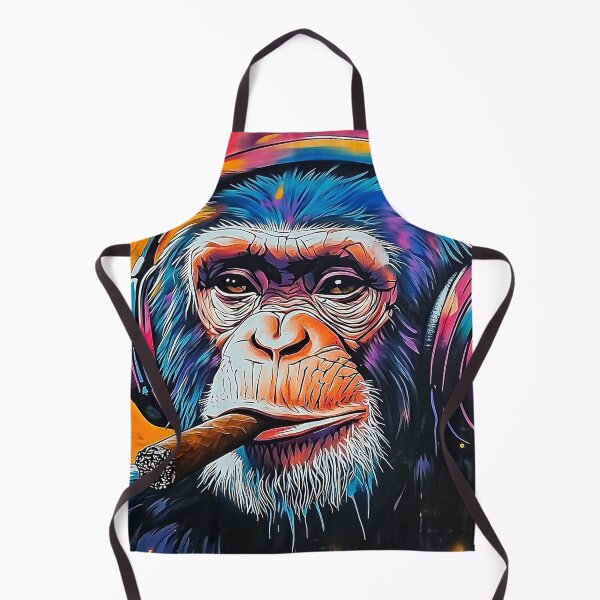 Item preview, Cigar Smoking Monkey Graffiti Style designed and sold by Rockwpapart.