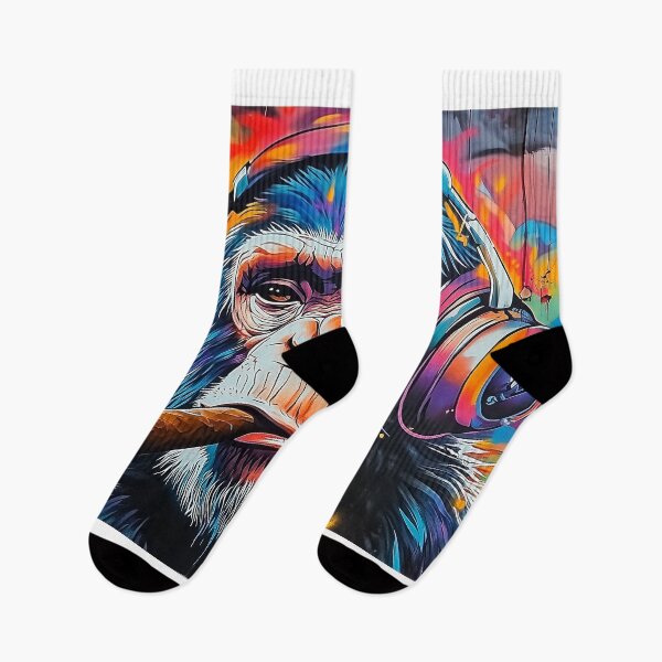 Item preview, Cigar Smoking Monkey Graffiti Style designed and sold by Rockwpapart.