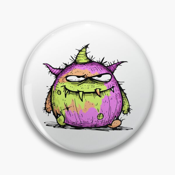 Item preview, Purple and Green Little Monster designed and sold by FrozenRoscoe.
