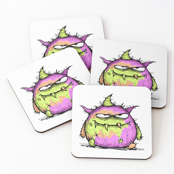 Item preview, Purple and Green Little Monster designed and sold by FrozenRoscoe.