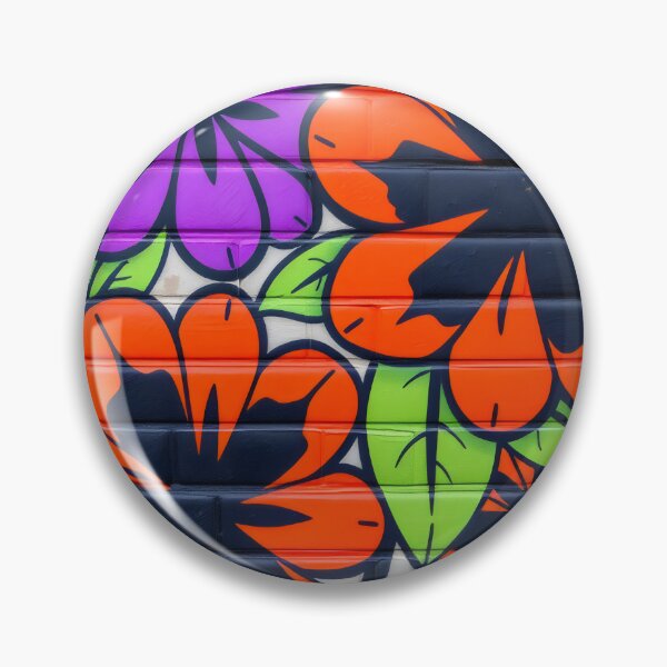 Item preview, Street art Flowers,purple and red Graffiti Pattern Texture designed and sold by patterncrow.