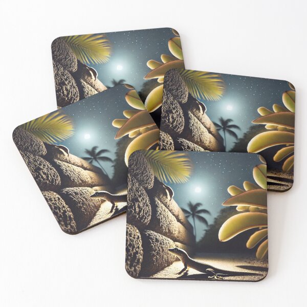 Item preview, Nighttime Mourning Gecko in Hawaiian Moonlight designed and sold by NocturnalNook.