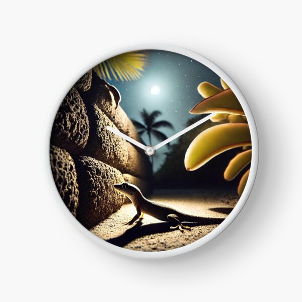 Item preview, Nighttime Mourning Gecko in Hawaiian Moonlight designed and sold by NocturnalNook.