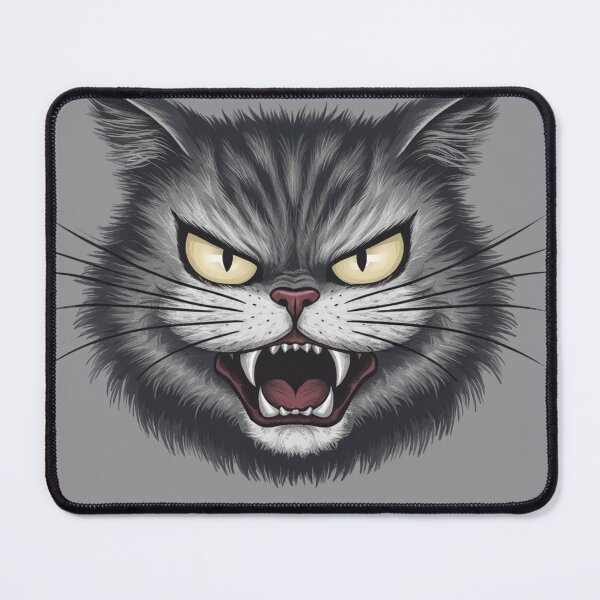 Item preview, hissing cat meme Halloween designed and sold by Playful Strokes pom@pom.