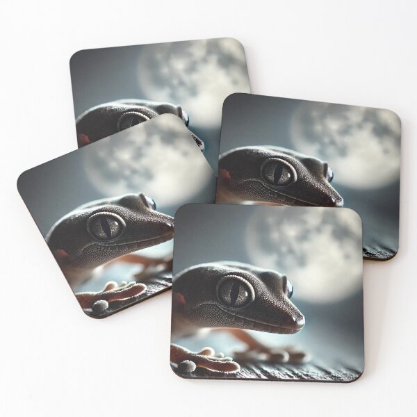 Item preview, Close-Up Mourning Gecko in Moonlight designed and sold by NocturnalNook.