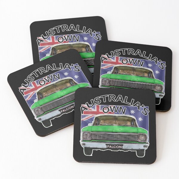 Item preview, Classic XM Green Ford Falcon - Australia's Own Vintage Car Art designed and sold by Michael van der Hoorn.