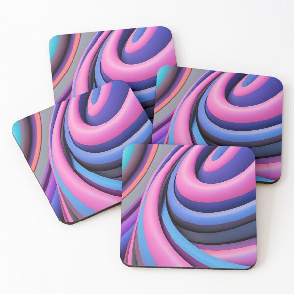 Item preview, Colourful Spirals in Motion designed and sold by ArtComixHaven.