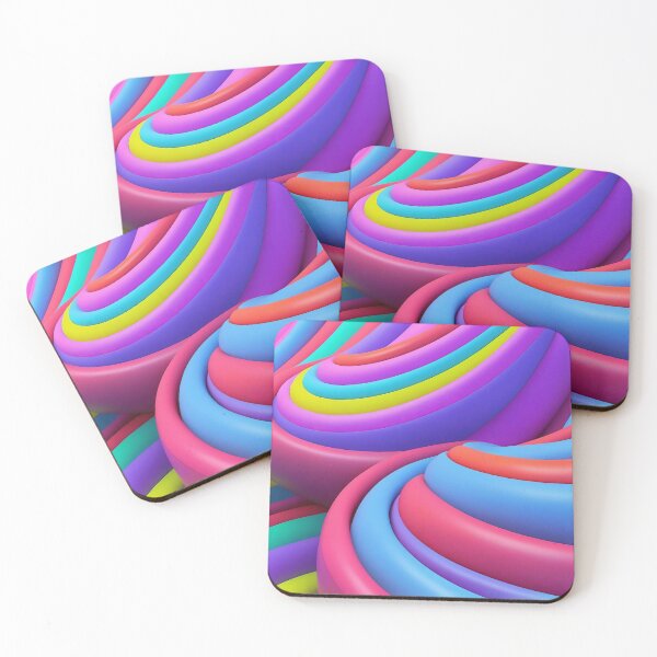Item preview, Vibrant Curves of Colour designed and sold by ArtComixHaven.