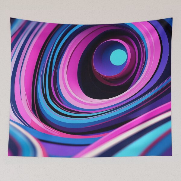 Item preview, Spiralling Vortex of Colour designed and sold by ArtComixHaven.