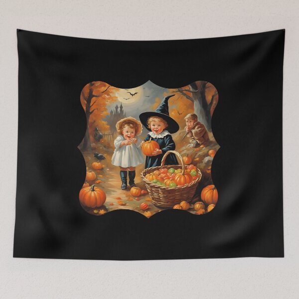 Item preview,  Cute Halloween Kids - Retro Candy Collecting designed and sold by Diclebaybas.