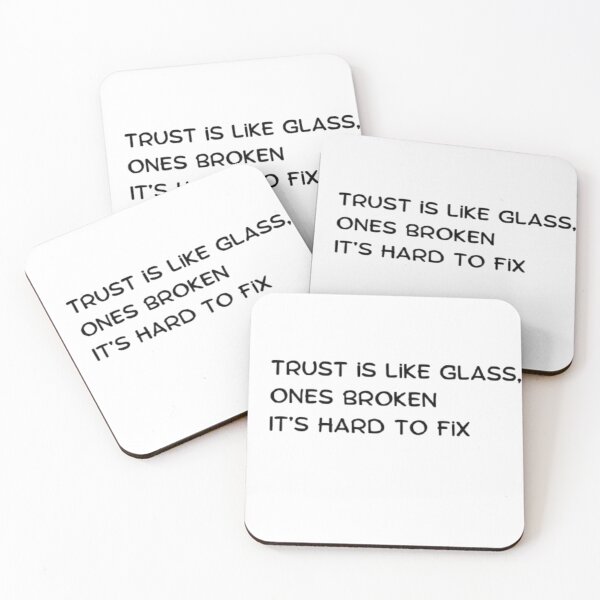 Item preview, Trust is like Glass, ones broken It's hard to fix designed and sold by V-Mastershop.