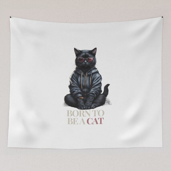 Item preview, Purrfectly Cool: Born to Be a Cat designed and sold by ALITTLETOWN.