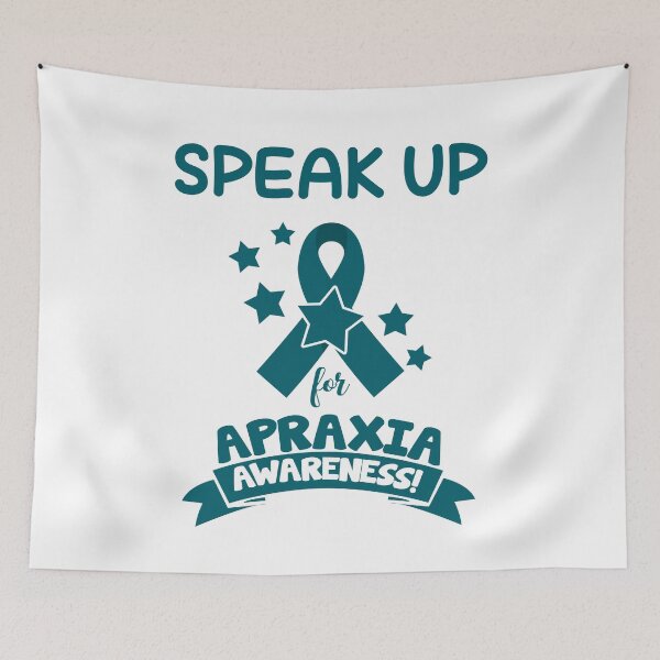 Item preview, Apraxia Speak Out For Apraxia Awareness designed and sold by CreativeStrike.