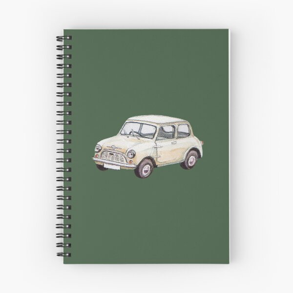 Item preview, Classic white mini Cooper in watercolor style designed and sold by Kill-the-paper.