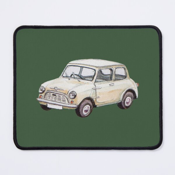 Item preview, Classic white mini Cooper in watercolor style designed and sold by Kill-the-paper.