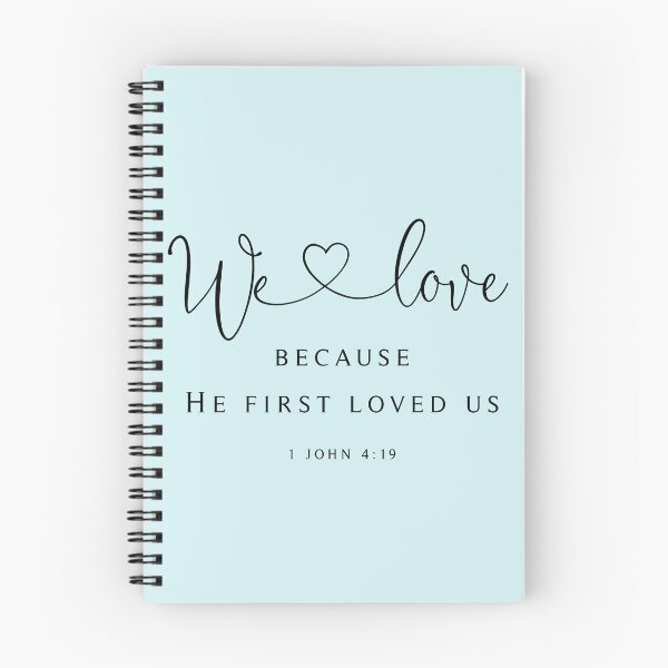 Item preview, He First Loved Us designed and sold by KAMdesignhaus.