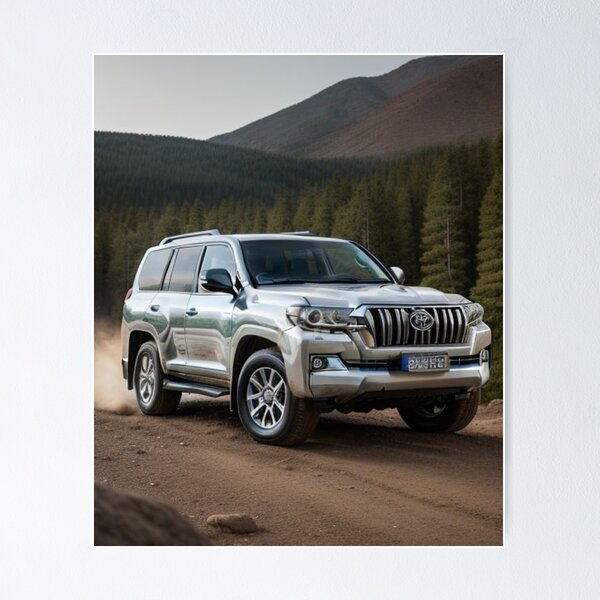 Item preview, AI-Generated White Land Cruiser - Off-Road Adventure designed and sold by wearecarlovers-.