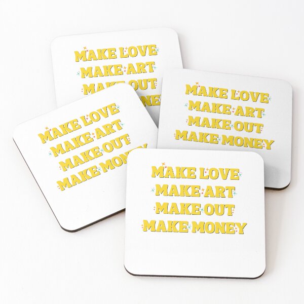 Item preview, Make Love Make Art Make Out Make Money HD T Shirt / Sticker designed and sold by Designsleashed.