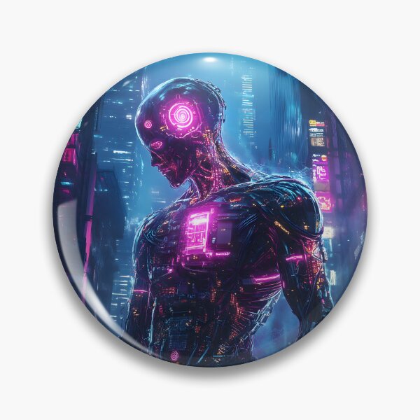 Item preview, Neon Future: The Cybernetic Evolution designed and sold by AI-Only Creations.