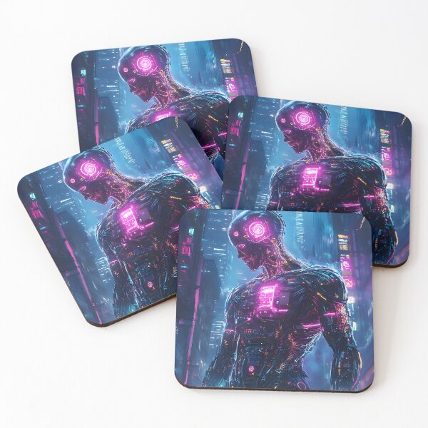 Item preview, Neon Future: The Cybernetic Evolution designed and sold by AI-Only Creations.