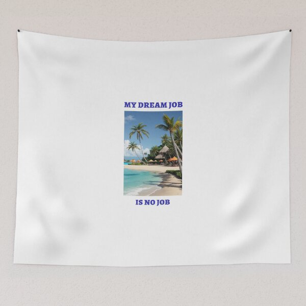 Item preview, My dream job no job t-shirt top shirt designed and sold by OAKDEN.