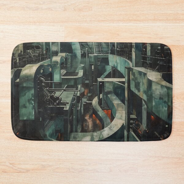 Item preview, Industrial Labyrinth designed and sold by landletsy.